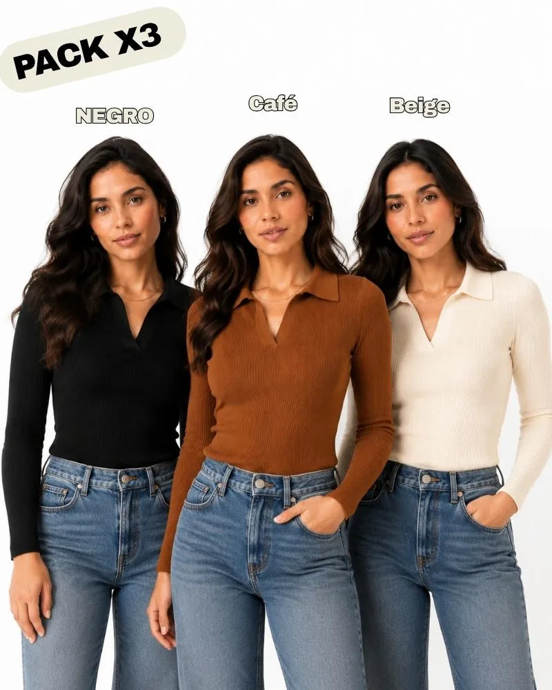 POLO VOGUE DAMA X 3 - KORAX