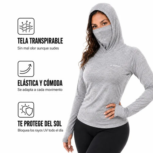 PACK X 3 BUZOS KORAX DAMA- LYCRA FRESCA ( AZUL - ROSA- GRIS)