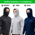 CAMISETAS X 3 - NEGRA - GRIS- AZUL OSCURO - KORAX